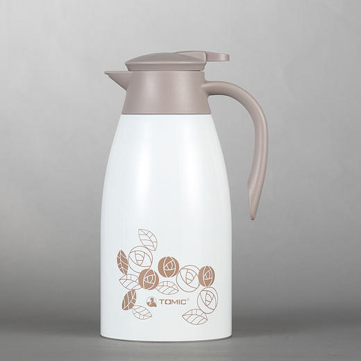 特美刻（TOMIC）保温壶316不锈钢高品质家用不锈钢保温瓶热水瓶暖壶特美赢杯 TJL2047 白色2L 商品图2