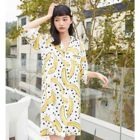 3楼 美标新款六分袖睡裙66330