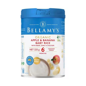贝拉米 有机婴幼儿苹果香蕉大米粉