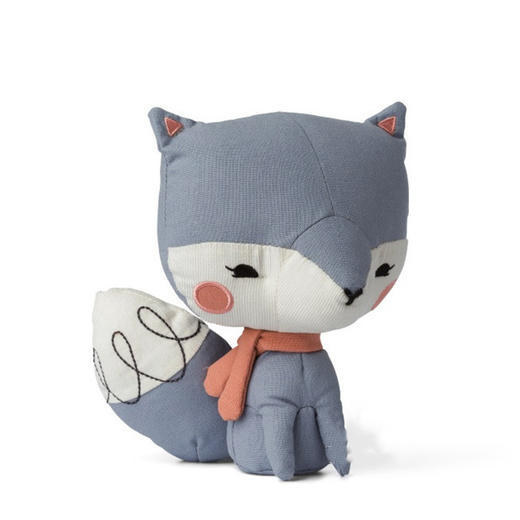 PiccaLoulou狐狸蓝色布艺玩偶24cm 商品图0