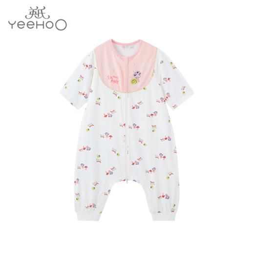 英氏-寝具类（夏）F2蘑幻粉分腿睡袋扇贝壳色L 商品图0