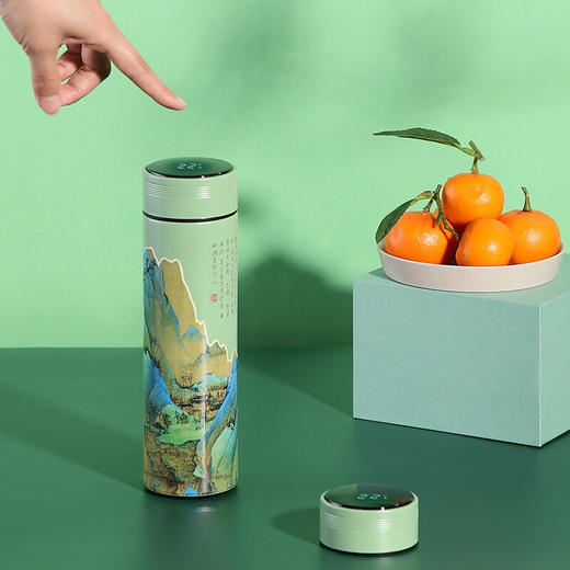 清朴堂·千里江山智能保温杯 智能随行保温杯*1 商品图3
