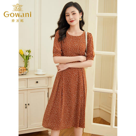 乔万尼真丝连衣裙女重磅桑蚕丝夏季新品EF2E318 商品图3