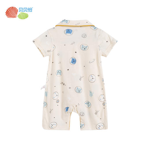 贝贝怡夏季新品男女宝短袖连体衣可爱宝宝睡衣空调衣222L555
 商品图3