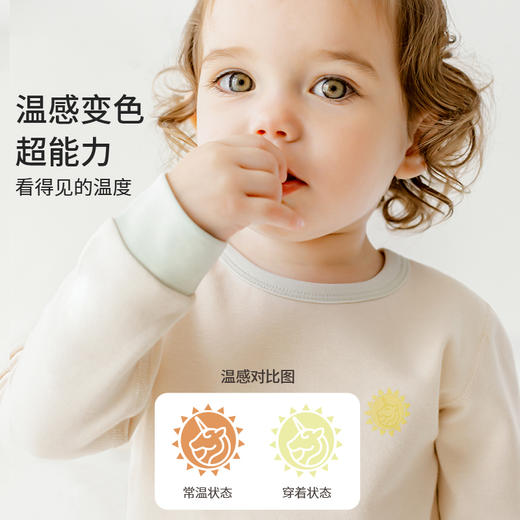 【宝宝服饰】EMXEE嫚熙德绒宝宝衣服秋冬恒温保暖套装 商品图2