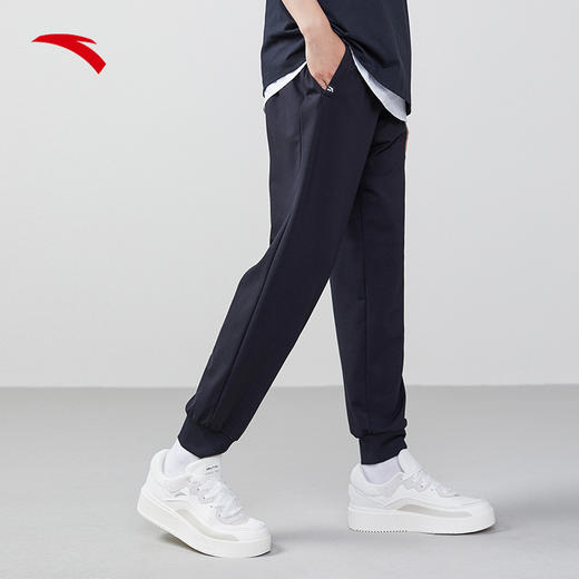 安踏针织长裤男2022夏新款透气收口束脚裤152228307-2 商品图2