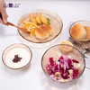 山重山（MOM）玻璃碗套装水果沙拉碗大容量玻璃餐具微波炉耐热泡面碗加厚汤碗透明碗 【顺丰】琥珀色小碗6件套【5英寸】 商品缩略图7