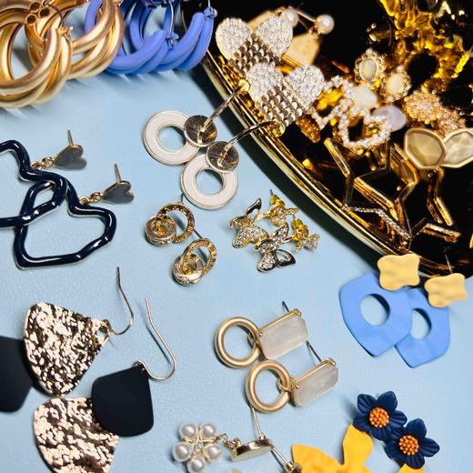 【积分换购】韩风 设计师款网红耳钉 925银针 商品图3