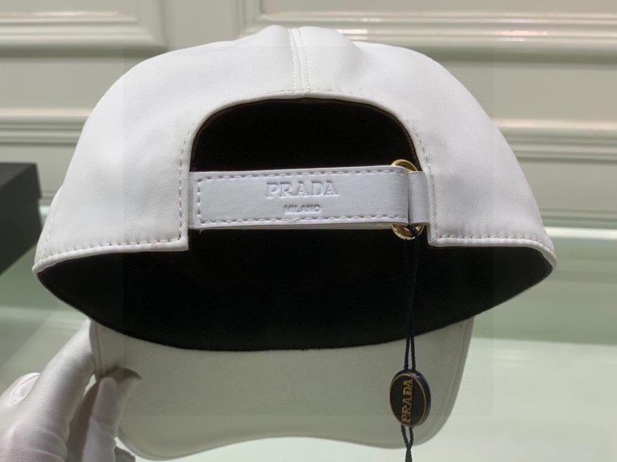 普拉达 prada )新款原单棒球帽 刺绣logo 专柜1:1开模订制 原版纯