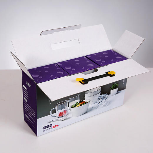 山重山餐具碗杯勺套装5173我们仨组合装 九件组合装 商品图1