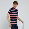 GOOD LUCK/德鲨微弹棉质亲肤舒适条纹休闲短袖T恤LY03050-857 商品缩略图1