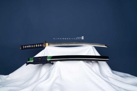 三希堂  出云系列  鎏金银云龙打刀胁差套装  未开刃 商品图3