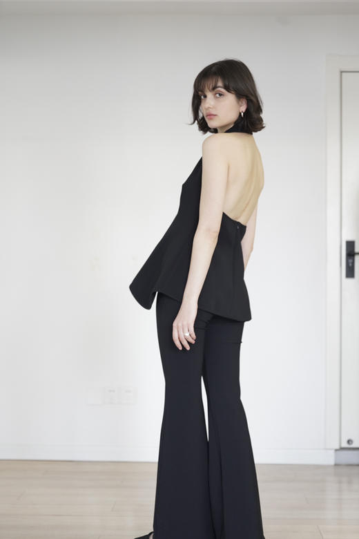 Viktoria Chan | SS22011 Morgan flared trousers [长裤 黑] 商品图10