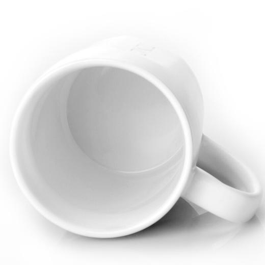特美刻（TOMIC）马克杯 带盖咖啡杯子情侣陶瓷杯懒人牛奶杯水杯茶杯 TCL1317 白色 520ML大容量 商品图4