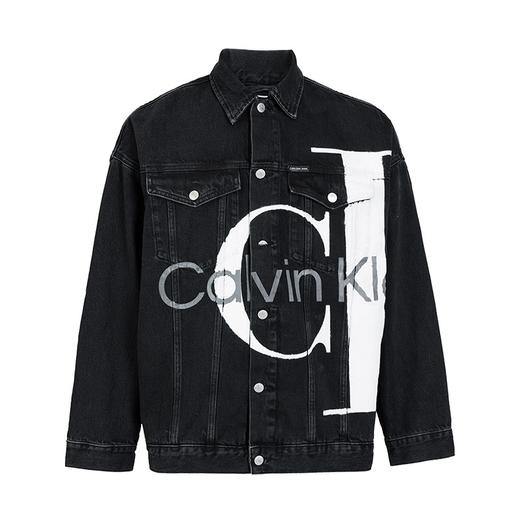 凯文克莱(Calvin Klein)男士牛仔外套字母图案春秋男装外套 10588 商品图0
