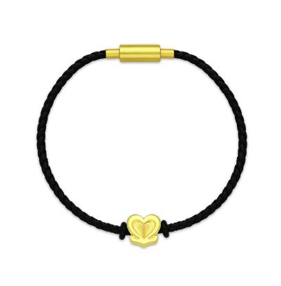 周大福成双节成双款小同心爱心17916系列22K金转运珠 商品图2