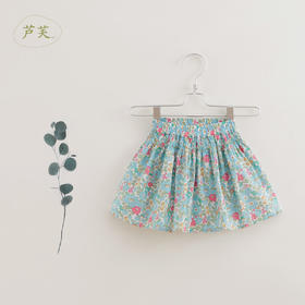 【马克珍妮 芦芙系列】夏装新款 女童纯棉短裙半身裙220301