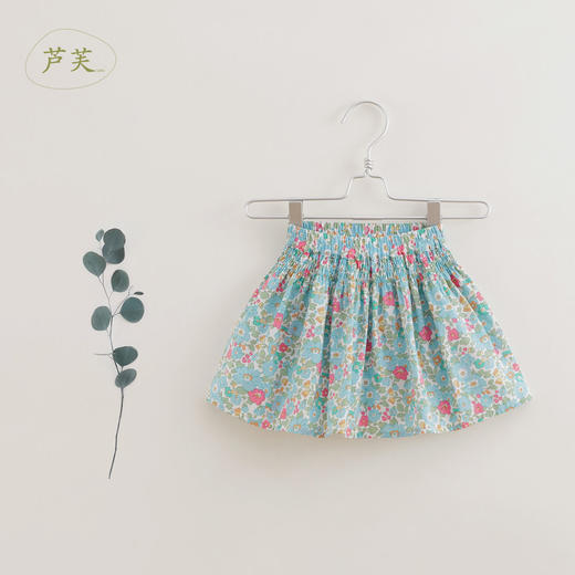 【马克珍妮 芦芙系列】夏装新款 女童纯棉短裙半身裙220301 商品图0