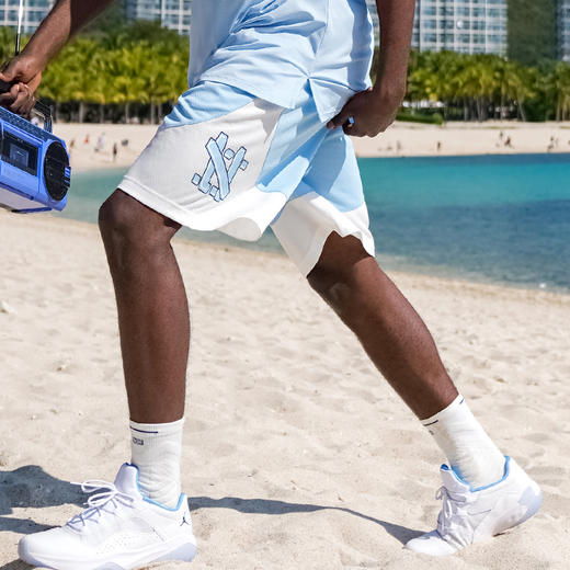 无界 UZIS篮球短裤男夏季五分美式网眼针织短裤美式球裤[大学城] 商品图1