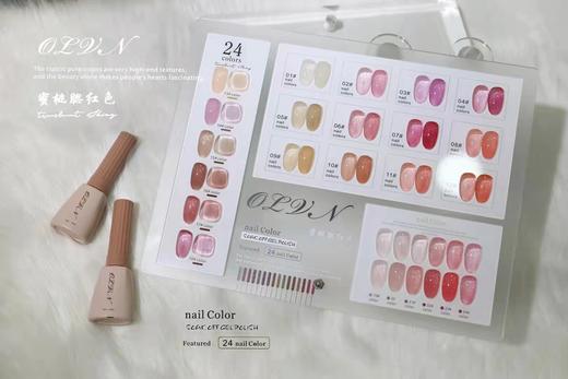 蜜桃腮红色 24色套  配送刷好色板 商品图1