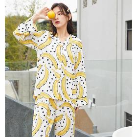 3楼 美标新款女九分袖套装睡衣83943