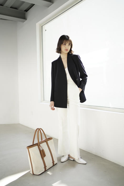 Umber Shade | Tote bag [帆布拼牛皮拎包] 商品图4