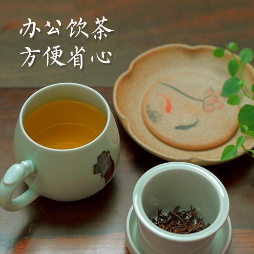 清朴堂 观复嘟嘟杯 龙泉青瓷茶杯陶瓷纯银滤办公杯 观复博物馆马未都同款 典藏版 商品图2