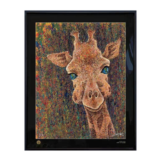 郭佳杰《长颈鹿》版画 商品图0