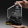 勇攀高峰创意水晶奖杯定制岩石攀岩山峰大理石奖牌订制做免费刻字 商品缩略图4
