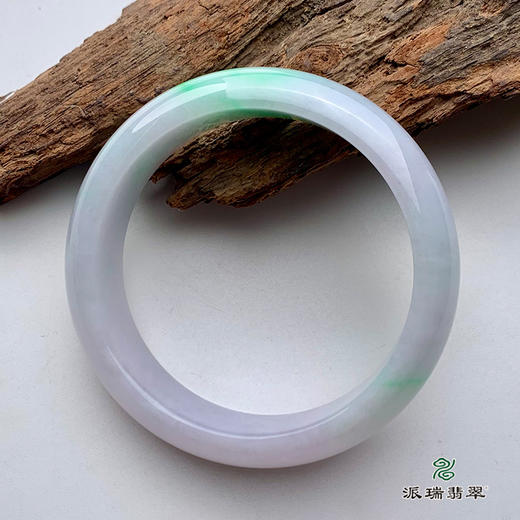 派瑞翡翠 翡翠手镯 糯种 绿色 商品图1