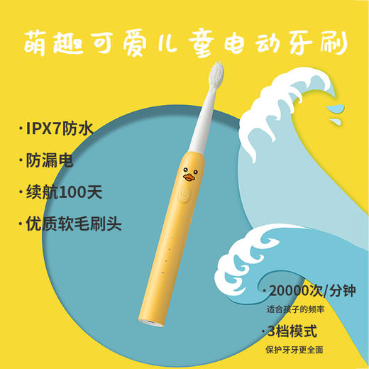 德国铂瑞 | BR-CH905儿童卡通声波电动牙刷 USB充电声 商品图1