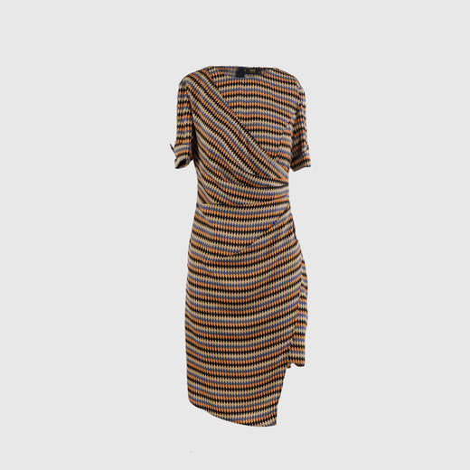 侧腰钉扣装饰连衣裙 商品图0