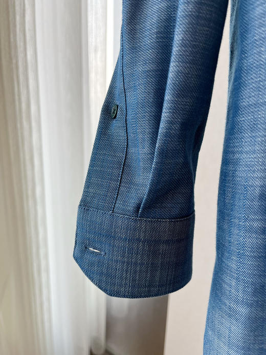 【必入单品】噢蜜ooomeooo情侣工装感衬衫牛仔免水洗 商品图9