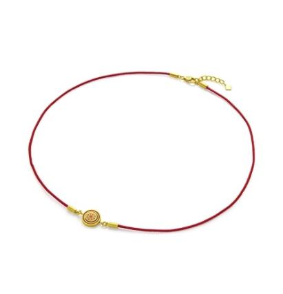 周大福传承如来敦煌 煌彩足金项链R26307 商品图2