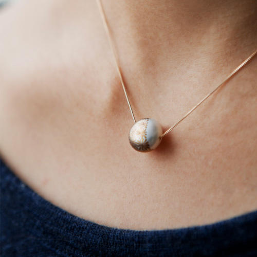 在途4周到｜KARAFURU-菊-珍珠 项链［日本设计师］ 商品图1