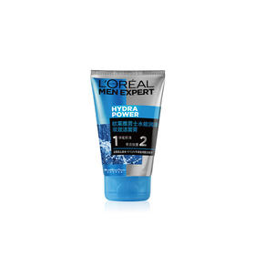 【欧莱雅男士】L'OREAL洗面奶水能润泽双效洁面膏