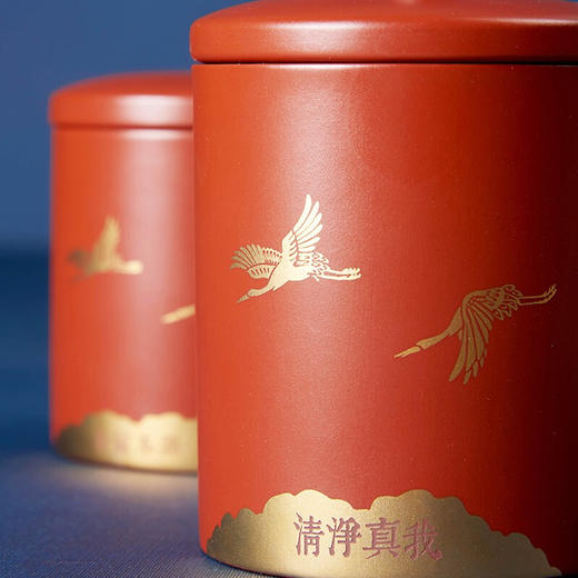 清朴堂 贴金工艺祥和紫砂办公杯套装 纯手工宜兴原矿办公工作商务泡茶杯 商务礼品可定制 商品图3