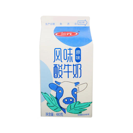 BHS 盒心卖场 三元原味风味酸牛奶 原味 480g 商品图0