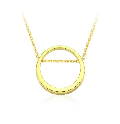 周大福17916系列22K金镶钻项链NU2149 商品图1