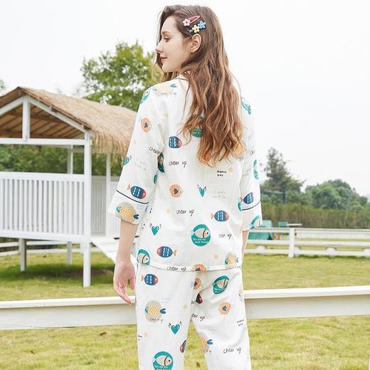 3楼 美标新款甜酷可爱家居服套装7分袖83946 商品图1