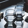 【2只/6只装】玻璃杯钻石网红ins水杯两件套/六件套六角杯菱形炫彩金边透明玻璃杯子 商品缩略图1
