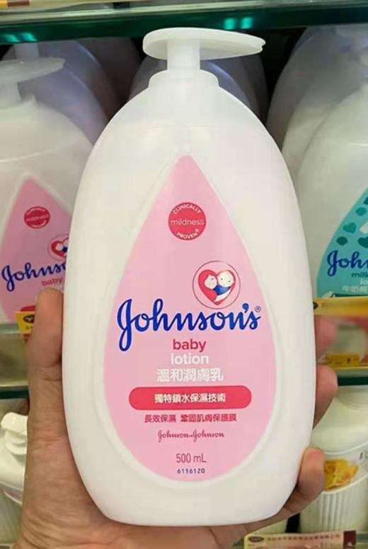 强生 温和润肤乳500ml（粉色）   48910806210563 商品图0