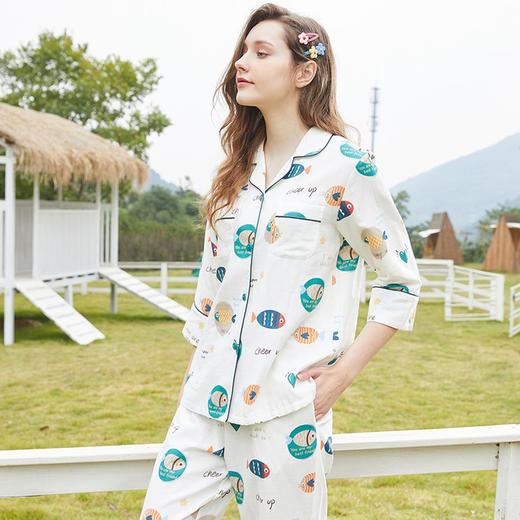 3楼 美标新款甜酷可爱家居服套装7分袖83946 商品图6