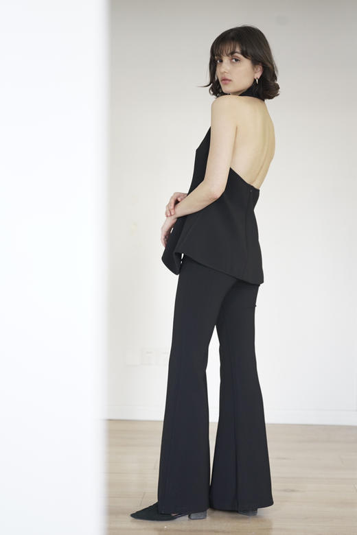 Viktoria Chan | SS22011 Morgan flared trousers [长裤 黑] 商品图9