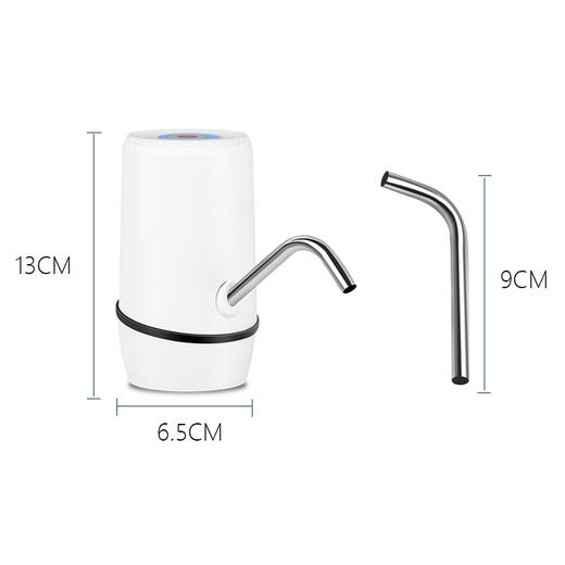拜杰（Baijie）桶装水抽水器家用电动饮水器纯净水桶压水器矿泉水桶吸水器自动上水器 M19白色 商品图1