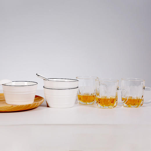 山重山餐具碗杯勺套装5173我们仨组合装 九件组合装 商品图0