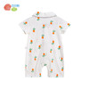 贝贝怡夏季新品女宝短袖前开扣连体衣可爱宝宝睡衣 商品缩略图3