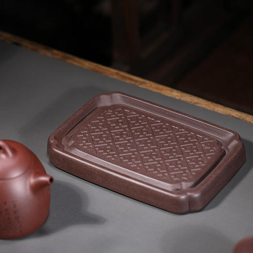 清朴堂 盈满紫砂全场景茶具 紫砂壶+紫砂杯+公道杯+渣斗 商品图5