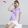 安踏短袖t恤女2022夏季新款纯色简约上衣宽松透气女上装162228144-1/2/3 商品缩略图0