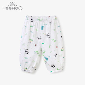 英氏-内衣类（夏）F2嬉竹裤子英氏白100CM